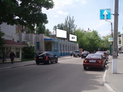 Щит 6x3,  ул. Соборная (ул.Ленина), перекресток с ул. Шевченко, центр