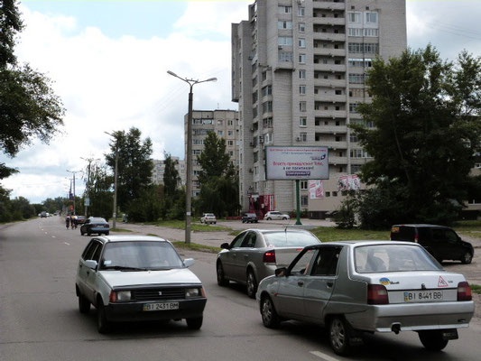 Щит 6x3,  набережная Лейтенанта Днепрова, возле дома № 64-а